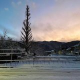 京都・岡崎 雪の朝。 雪だるまは誰の作品かな #京都 #kyoto