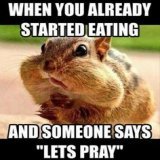 Stop Chewing. Happy Thanksgiving.