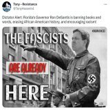 The Republican Party doesn't care about your freedoms. It is the party of cancel culture. @GOP is banning books in Red States and would do the same in Blue States if they win in 2024. Fascist Governor Ron DeSantis is banning books and erasing African