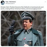 Due to the draconian laws passed by Florida Governor Ron DeSantis, teachers have stopped teaching American history and are removing books from schools. A Florida teacher was fired after posting a picture of empty bookshelves. Fascist Governor DeSanti
