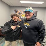 Thank you to every single @Jaguars fan, and a huge thank you to the fans at @TIAABankField tonight, and huge thanks to Doug Pederson and every Jaguars player and the whole team staff, and congratulations all of you for tonight's home playoff win! Wha