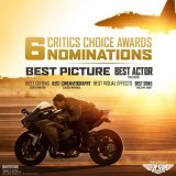 #TopGun: Maverick soars with 6 #CriticsChoice Awards nominations!  Best Picture Best Actor (Tom Cruise) Best Cinematography (Claudio Miranda) Best Editing (Eddie Hamilton) Best Visual Effects Best Song ("Hold My Hand")