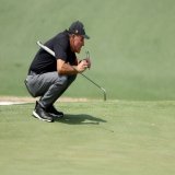 52 year old Phil Mickelson is out in -2, 34 at Augusta National.   T-11. #TheMasters