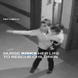 A nurse risks her life to rescue children as an earthquake violently rattles the hospital she works at in Gaziantep.  Nurse Seyma Alakus reportedly lost her relatives in Hatay province during earthquakes that have impacted 10 of T&uuml;rkiye&rsquo;s 