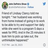 My heart really hurts for Lindsay, her family, my alumni friends. Postpartum is no joke. She was getting help. Hold your kids closer today  #LHHS #lindsayclancy #lindsaymusgrove #MentalHealthMatters