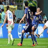 【日本対クロアチア】前半、前田選手の先制ゴールシーンの写真はこちら。後半も目が離せません！（里見研撮影）　
