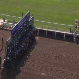 The 2022 Breeders' Cup Juvenile Fillies goes to #5 WONDER WHEEL under @Tyler_Gaff for @markecasse! She is a daughter of @spendthriftfarm&nbsp;Into Mischief. #BC22   #13 Leave No Trace second, #14 Raging Sea third