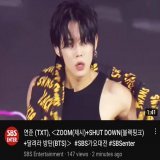 [#YOUTUBE] SBS Entertainment   YEONJUN (TXT), <ZOOM + SHUT DOWN + Run BTS> #/ SBS Gayo Daejeon    #TXTatSBS가요대전 TXT AT SBS GAYO DAEJEON #TOMORROW_X_TOGETHER  @TXT_members @TXT_bighit