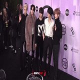 TXT, K-Pop Group arrive at 2022 American Music Awards Red carpet  - @YouTube