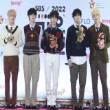 .@TXT_members at SBS Gayo Daejeon 2022 (Red Carpet) &ndash; Media Photos (1)   #TXTatSBS가요대전 TXT AT SBS GAYO DAEJEON #TOMORROW_X_TOGETHER