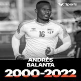 CONMOCI&Oacute;N EN EL F&Uacute;TBOL ARGENTINO: MURI&Oacute; ANDR&Eacute;S BALANTA, FUTBOLISTA DE AT. TUCUM&Aacute;N   El mediocampista colombiano de 22 a&ntilde;os se descompens&oacute; durante el entrenamiento y muri&oacute; al llegar al hospital. 