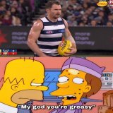 Danger looking real slippery&hellip;..#aflfinals #AFLCatsLions