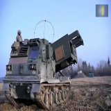 Today, for the first time, the M270 MLRS worked on #Russians in the #Donetsk region  The package includes 12 227-mm missiles reaching a range of up to 120 km, the area of ​​destruction is up to 25 hectares. How the #M270 works is well shown in the vi