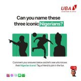 Test your knowledge this Independence Day.  Can you guess the 3 iconic Nigerians in the creative above?    PS: We have 2 more Independence Day trivia questions lined up, so stay tuned for more brain teasers.  #HappyIndependenceDay #AfricasGlobalBank
