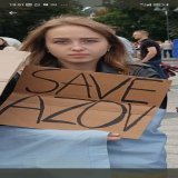 Save Azov silent vigil by prisoners families in Lviv Sunday. @UkraineDiary #Ukraine