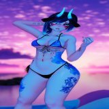 Permission to crush you with thighs while we watch the sunset?