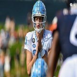Drake Maye joins Sam Howell (2019 and 2020) and Mitch Trubisky (2016) as the only three UNC quarterbacks to throw 30 passing touchdowns in a season.