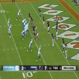 Drake Maye out here doing Drake Maye things     (ACC Network)