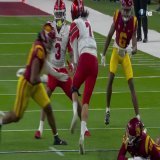 Cam Rising having long hair made this hit more majestic