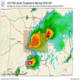FWD issues Severe Thunderstorm Warning [damage threat: CONSIDERABLE, wind: 60 MPH (RADAR INDICATED), hail: 1.75 IN (RADAR INDICATED)] for Dallas, Tarrant [TX] till 6:15 PM CDT