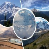 May is #VolcanoAwarenessMonth. In #Washington, 5 active #volcanoes dominate the skyline. The peaks are often snow-covered &amp; appear serene, but recent eruptions, steaming vents, &amp; occasional earthquakes remind us of their volcanic origins &amp