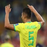 Congratulations to Casemiro, Antony, Fred &amp; Alex Telles as #BRA qualify for the #FIFAWorldCup knockout stages!