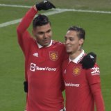 Casemiro making sure Antony gets his credit he deserves