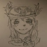 drew a avatar of mine on paper!! #roblox #robloxart #artmoots