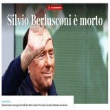 Умер Сильвио Берлускони &mdash; бывший премьер-министр Италии &mdash; Corriere della Sera. Ему было 86 лет.