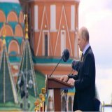 \u26a1\ufe0f9 мая 1945 &mdash; день триумфа нашего единого Советского народа. Мы гордимся доблестным подвигом наших предков. В России нет семьи, которую не опалила бы Великая Отечественная война, - Путин   \u26a1\ufe0fЗащита Родины, когда решалась ее