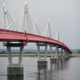ВЛАДИВОСТОК, 10 июн &ndash; РИА Новости. Грузовое движение открыли по международному автомосту через реку Амур, который связывает Благовещенск с городом Хэйхэ в Китае,  Церемония прошла с помощью телемоста из студий в Москве, Владивостоке, Пекине, пл