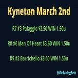 4.50u @ Kyneton tomoz. #Booked @ Bet365 (Bets @ 1:10pm) #VicRacingBets #ShopEarly #HaveFun #GambleResponsibly #ShopAround