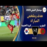 اهداف وملخص مباراة المنتخب المغربي ضد كوريا الجنوبية 2 ـ 1