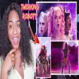 The video game theme was executed IMPECCABLY in this music video by Lu&iacute;sa Sonza, Pabllo Vittar, and Anitta. We even got to see a robot (yes a robot) pop, lock, drop, and twerk it    #modoturbo #modoturbochallenge