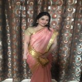 Today's #concertlook  #pinkandgoldsaree #pearlgoldjhumkas