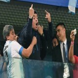 Diego Maradona from heavens watching Lionel Messi and Argentina losing to Saudi Arabia in FIFA World Cup! #Argentina #ARGKSA