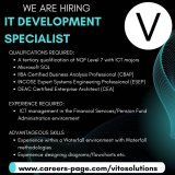 POSITION AVAILABLE  IT Development Specialist  DURBAN (ON-SITE WORKING MODEL) PERMANENT   Apply here   Share with anyone who might be interested!   #StrongerTogether #ITjobs #HiringShow more