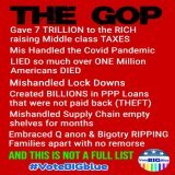 The GOP crashed our Economy and Supply Chain (remember no toilet paper etc?) by mishandling The Covid Pandemic. This mess- all of it- is on them and its also not the full list.   WHAT WOULD YOU ADD?  #VoteBIGblue