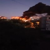A military plane #Su34 crashed into residential building in #Eisk #Ейск  #RussianArmy #Russie #Russia #War  #RussiaUkraine #News #Новости