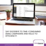 Say goodbye to time-consuming email campaigns and hello to efficiency!  VerticalResponse simplifies the email marketing process, allowing you to put as much time an effort into your campaigns as you choose. #VerticalResponse #emailmarketing