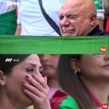 Tears of Joy in the stadium as Iran beat Wales by 0-2 today.   #FIFAWorldCupQatar2022 #براي_ایران #Qatar2022