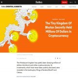 I wonder how many other countries have "quietly been dumping millions of dollars into #bitcoin"?