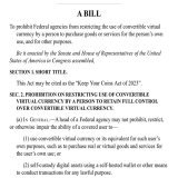 House Financial Services Committee passes bill protecting right to self-custody #Bitcoin &amp; crypto.