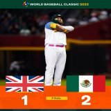 Team Mexico emerges victorious over Team Great Britain. #WorldBaseballClassic