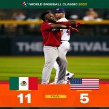 Team Mexico stuns Team USA in Phoenix! #WorldBaseballClassic