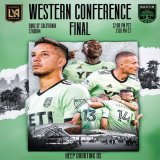 WESTERN CONFERENCE FINAL  It&rsquo;s match day in LA! Austin FC vs LAFC for the pass to the MLS CUP final&hellip;   Drop your score predictions below, who should start this game??   #austinfc #verde #MLSCupPlayoffs
