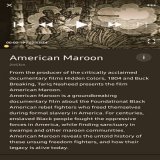 @tariqnasheed  i just watched #Americanmaroon on FBA streams. Man the layout of the streaming site is AMAZING. its on par with things like netflix. So dope.