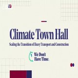 Live now: Watch Climate Town Hall: Scaling the Transition of Heavy Transport and Construction with @volvogroup Join a key discussion on scaling the #decarbonization of heavy transport &amp; construction in the U.S.   #TheClimateHub @transportforumSta