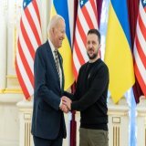 Today, President Biden is in Kyiv to reaffirm America&rsquo;s unwavering commitment to Ukraine&rsquo;s democracy, sovereignty, and territorial integrity.  The United States of America will stand with the Ukrainian people for as long as it takes.