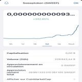 No worries , it&rsquo;s still cheap,  Sweep Token will kill a lot of zeros and will be in top 100 coins  #BabyDogeArmy #SweepArmy #PitBullish #NFTs #Crypto #cryptocurrencies #Pitbull #Bitcoin #BTC #SWEEPTOKEN #token